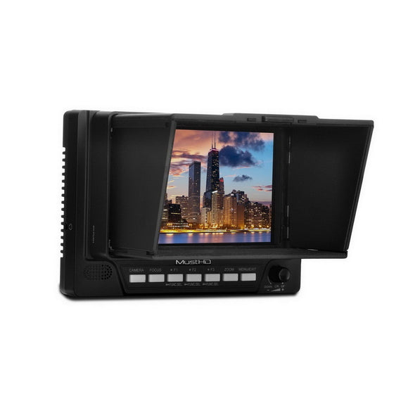 MustHD 5-inch Economical LCD HDMI Field Monitor with HDMI In/Out Focus Assist Marker False Color (M501H)